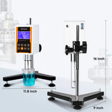 Digital Rotary Viscometer Lab Viscosity Fluidimeter with LCD and Data Output for Inks Paints coatings adhesives Cosmetics NDJ-8S