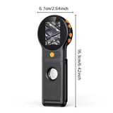 500X Kids Handheld Digital Microscope 8LEDS 2MP Foldable Video Magnifier Coin Electronics Repair AF Lens Magnifying Glass