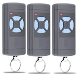 Garage Door Opener, Pack Of 3 Garage Door Remote Control Compatible For Hormann 868Mhz HSM4 HSM2 868MHZ, 4 Channels