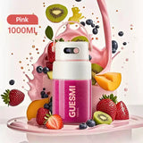 1000ML USB Portable Electric Juicer Blender 2600mAh Fruit Smoothie Maker Multifunctional Mixer forFresh Juice