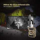 New Willfine T4.0CG 32MP 4G Infrared Trail Camera Photo Traps with 940nm No Glow LEDs GPS SMTP function App Settings for Hunting