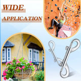 20pcs Zinc Alloy Bolt Snaps - Metal Trigger Hooks for Key Chain Dog Leash Collar