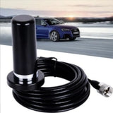 9cm Small Steel Gun Antenna PL-259 Magnetic Base External Mobile Car Radio Antenna 144/430MHz UHF/VHF Dual Band Antenna Aerial