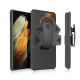 2in1 Waist Belt Clip Armor Case for Samsung Galaxy S24 S25 Ultra S23 S22 S21 S24 S25 Plus Heavy Duty Cover Running Phone Case