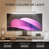 E-Easy To Use-RGB Monitor Light Bar For Eye Caring Light Source Monitor Backlight For Home Office Game 1 Piece