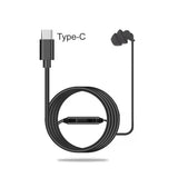 3.5mm/Type-c Wired Earbuds in Ear Single Side Earphone Soft Silicone Wired Headset Single Earphone for Android Phone MP3 Players