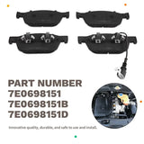 Brake Components- For A4 C5 C6 2Pcs 7E0698151 7E0698151B 7E0698151D