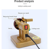 Electric Sharpener Mini Sander Hair Salon Hairdresser Scissors Grinding Polishing Tool Machine for Sharpening Scissors