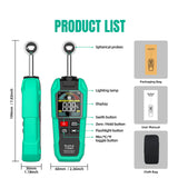 MASTFUYI Digital Wood Moisture Meter 0-100% RH Range Wood Humidity Tester Record Humidity Auto Detect Timber Damp Detector
