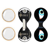 E-Easy To Use-0.71 Inch Electronic EYE Round Double LCD Display Dual Screen For Arduino Raspberry Pi ESP32 Pico STM32