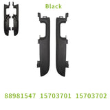 Front Door Armrest Handle Base Plate Covers(Black) 1 Pair 15703701 15703702 For Chevy Suburban Tahoe GMC Yukon 1999- 2006