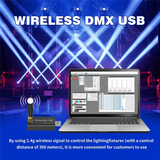 USB To DMX Interface Adapter Stage Lighting Dimmer LED DMX512 Computer PC Stage Lighting Controller Dimmer