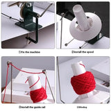 New Outdoor Ready Manual Yarn Winder for Crafting Supplies