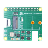 For Raspberry Pi 5 Pcie To M.2 Interface With Poe Ethernet Power Supply Expansion Board Nvme Protocol HAT+