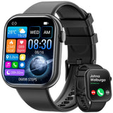 G28 Smartwatch 1.85-inch IPS Touch Screen Bluetooth Calls Voice Assistant Smart Notifications  Multi-Sport Modes Health Monitor