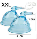 2pcs Butt Chest Enlargement Vacuum Suction Cup Colombian People EnlargeGluteal Cupping Machine Accessories With Y-Shaped Hose