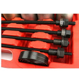 26pcs Car Rubber Sleeve Tool, Rear Axle Swing Arm Bushing Remover, Lower Support Arm Sleeve Extractor