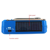 Portable Solar Hand Crank Radio 1200Mah USB Portable Outdoor Emergency Speaker Stereo Emergency Hand Crank