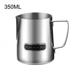 350ML/600ML Milk Frothing 304 Stainless Steel Milk Jug With Thermometer Milk Pitcher Heat-resistant And Durable