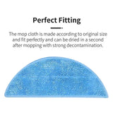 Washable Cleaning Mop Pad Microfiber Mop Cloths For Ilife A30 Pro Vacuum Cleaner Replacement Parts