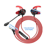 Fashion Gaming Headset With Microphone Pluggable In-ear Mobile Phone Computer Wired Headset for Games Sports Driving