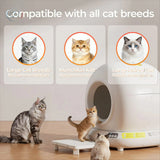 Wholesale Automatic Cat Litter Box OEM Electric Self Cleaning Litter Box with APP Control Upgraded Safety Protection
