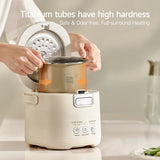 1.2L Smart Electric Rice Cooker with 4 Cooking Functions Titanium Non-Stick Inner Pot for 1-3 People Multicooker