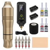 Wireless Tattoo Guns Full Kit Professional Permanent Makeup Devices Battery Tattoos Machine Set Portable Tattoos Machines Kits