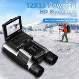 DT40 New 2.5K Resolution Digital Binoculars Camera 12X Optical Zoom 8X Digital Zoom Scope Camera Gadget Digital Telescope Camera