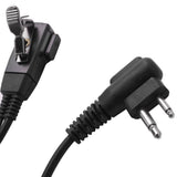 2 Pin Advanced D Shape ClipEar Ptt Headset Earpiece Mic For Motorola 2 Way Radios GP88S GP300 GP68 GP2000 GP88 GP3188 CP040 CP1