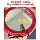 New Poultry Water Heater Electric Heated Waterer Constant Heat Winter Watering Bowl