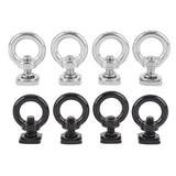 4PCS T Track Mount Tie Down Anchor M8 Sturdy Stainless Steel T Slot Bolt Tie Down Rings for Holding Bungee Cord Rope Hooks