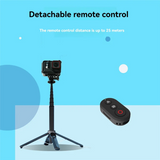 Mini Selfie Stick With Wireless Remote Control Extension Pole For Insta360 X5/X4 X3/Gopro 13 12 Action Camera For Phone