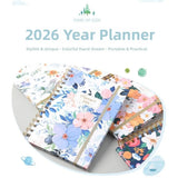 High Quality A5 2026 Planner Weekly and Monthly Agenda Academic Planner Jan.2026 - Dec.2026 Schedule Organizer Calendar 2026