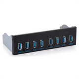 8 Port USB3 5.25 USB 3.0 Front Panel Hub, Multipurpose USB Splitter, USB-HUB For PC;