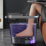 Portable Shiatsu Electric Foot Spa Massager with Heating and Vibrating Feature for Home Use