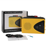 Tape Cassette Player Walkman Cassette Player Portable Speaker Multiple Power Supply Methods AM/FM Radio Function Music Player