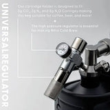2024 New Stainless Steel Nitro Cold Brew Coffee Maker Home Keg with Pressure Regulating Valve