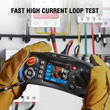 DT-6650 High Current Loop Test Multifunction Insulation Resistance Tester earth resistance, loop impedance, voltage, RCD PFG PSC