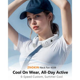 2 In 1 Cooling Plate Neck Fan, Powered By 5200Mah Battery, Neck Air Conditioner Fans For Outdoor, Indoor, And Travel Use