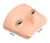 Hot 4-Layer Mini Mannequin | Open-Eye Silicone Face Board for Eyelash Extension Training Best Tool