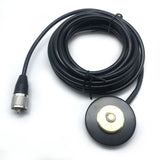 NMO Antenna and Magnetic Mount Base Adapter Daul Band VHF/UHF 134MHz/430MHz 100W 2.15dB Antenna for Ham Car Mobile Radio Antenna