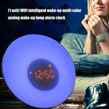 2025 New App Control Gentle Sunrises Wake Up Alarm Clock With WiFi Intelligent Control Multicolored Ambients Lamp For Bedroom