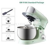 220V 3L Multifunctional Mixer 600W with 6 Speed Settings and Timer Pure Copper Motor 304 Stainless Steel Bowl for Kneading Dough