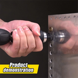 Rivet Nut Tool, Electric Drill Adapter Rivet & Rivet Nut Two Functions Rivnut,6 Rivet Nut Mandrels and 3 Rivet Heads
