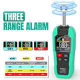 MASTFUYI Digital Wood Moisture Meter 0-100% RH Range Wood Humidity Tester Record Humidity Auto Detect Timber Damp Detector