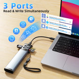 Multi-function Smart Adapter Card Storage Data Cable USB Box 5 Gbps 13 in 1 Card Reader USB Hub For Computer Laptop Accessories