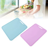 Silicone Cutting Board Portable Prevent Slip Stick Proof Dishwasher Safe Chopping Board for Kitchen Camping Picnic