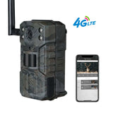 2K Support Solar Powered Lithium Battery Outdoor 4G Hunting Camera Infrared Night Vision Wireless Game Hunting Trail Camera