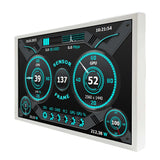 10.1in 800x1280 White/Black PC Case Monitor USB Port Built-in Theme Editor For DIY CPU GUP Temp Data